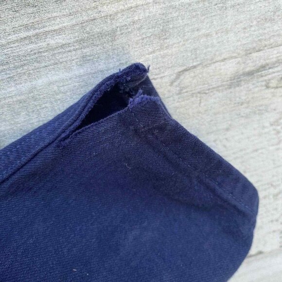 Madewell Skinny Skinny Jeans Womens 25 x 34 Blue Dip Dye Color Fade‎ Ankle Slit - Picture 9 of 11